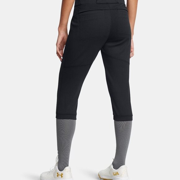 BNWT Under Armour Utility Pro Women's Pants, Black, Large - Picture 2 of 6